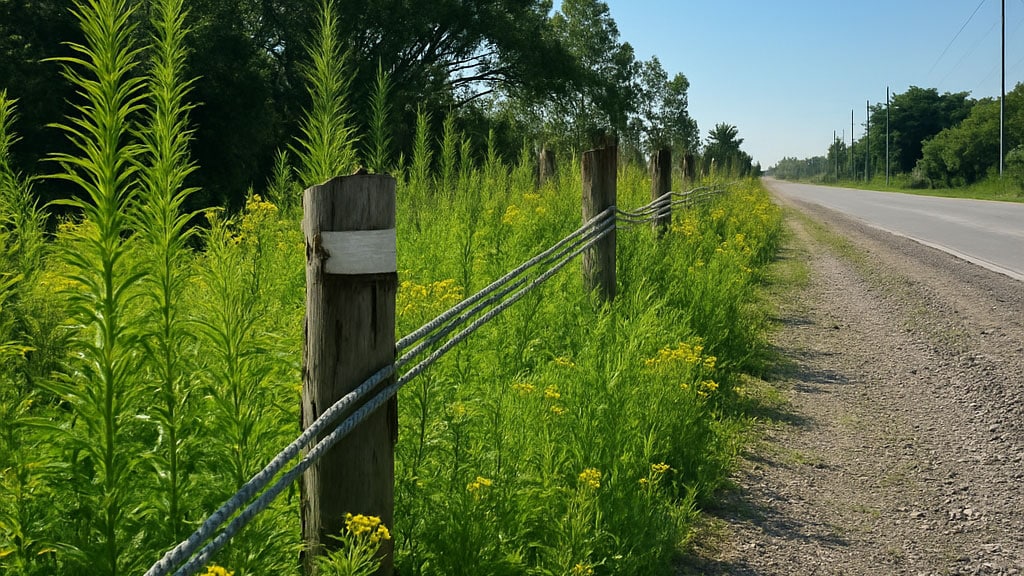 snow on ground before trackless vehicles 5-position folding v-plow attachment on sidewalk tractor